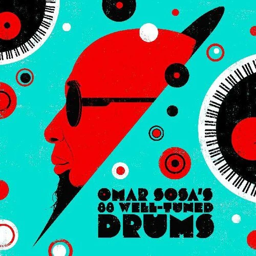 Omar Sosa's 88 Well-Tuned Drums (Red Vinyl) RSD 2024 - Omar Sosa 
