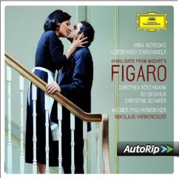 Highlights From Mozart's Figaro - Anna Netrebko, Ildebrando D'Arcangelo, Dorothea Röschmann, Bo Skovhus, Christine Schäfer, Wiener Philharmoniker, Nikolaus Harnoncourt