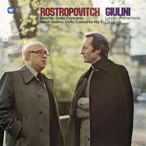 Cello Concerto / Cello Concerto No.1 - Rostropovitch, Giulini, Dvořák, Saint-Saëns, London Philharmonic Orchestra