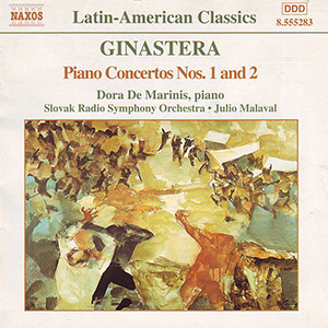  Piano Concertos Nos. 1 And 2 - Ginastera - Dora De Marinis, Slovak Radio Symphony Orchestra - Julio Malaval 