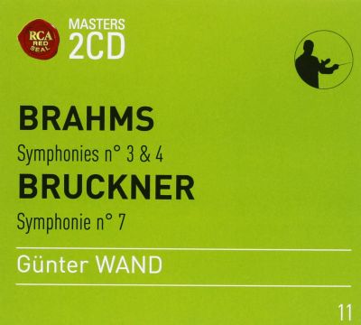 Brahms: Symphonies No. 3 & 4; Bruckner: Symphonie No. 7 - Gunter Wand