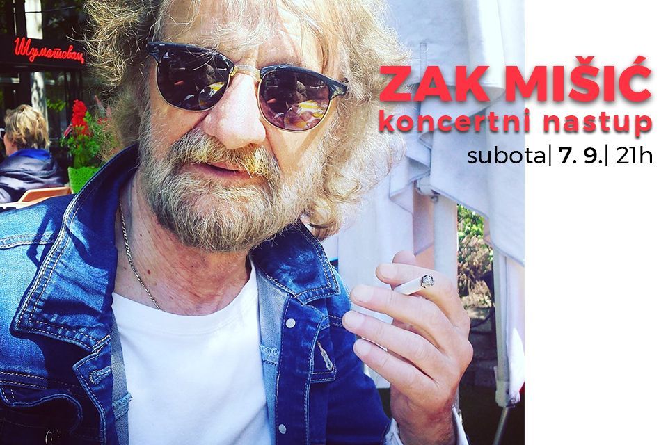 Zak Mišić - koncertni nastup u MKM