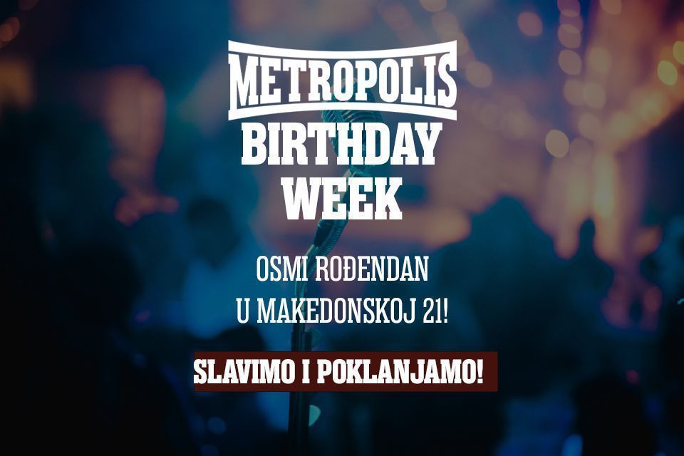 METROPOLIS SHOP PUNI OSAM GODINA!  ZA ROĐENDAN SLAVIMO I POKLANJAMO