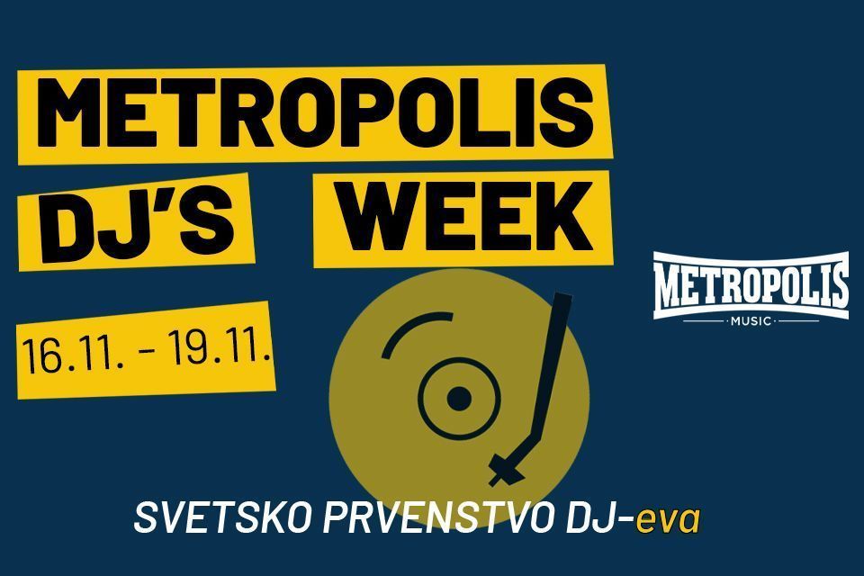 Metropolis DJ week - od Jamajke do ex-YU