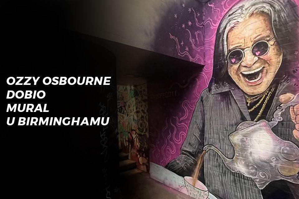 OZZY OSBOURNE DOBIO MURAL U BIRMINGHAMU