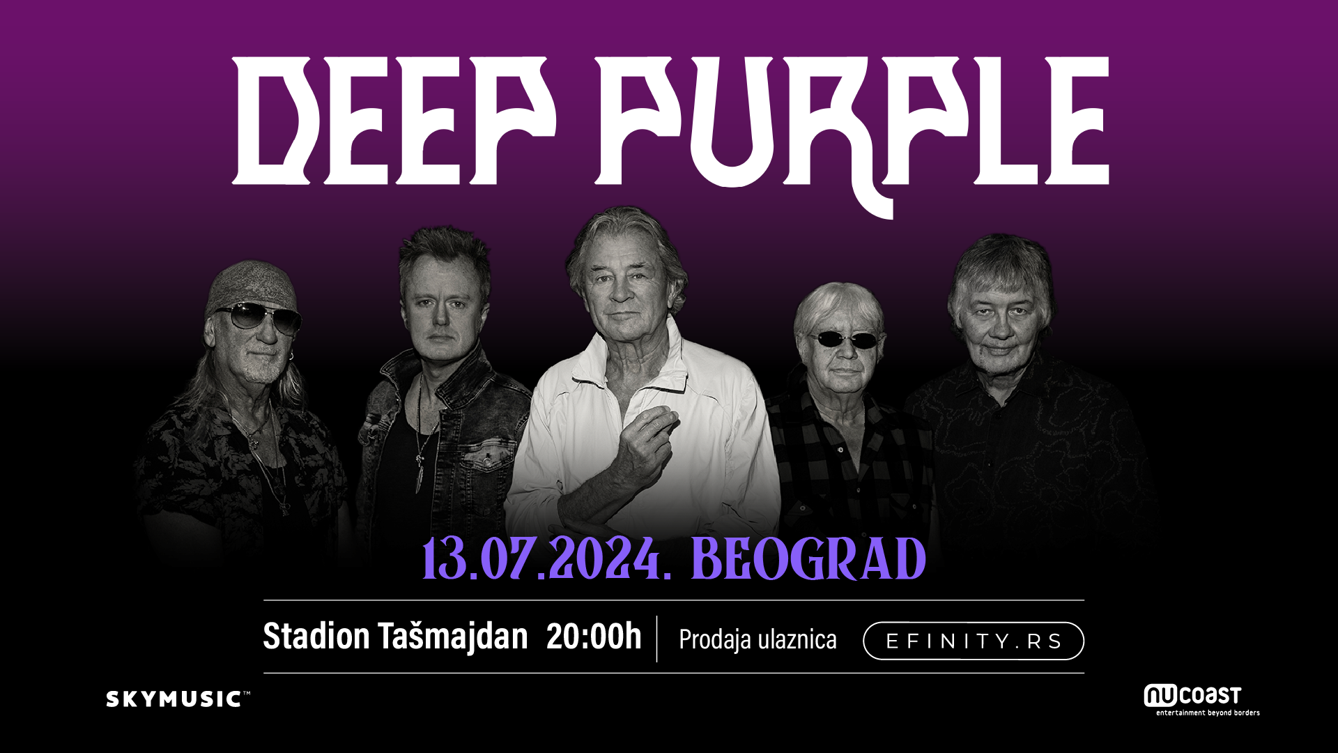 DEEP PURPLE U JULU 2024. NA TAŠU