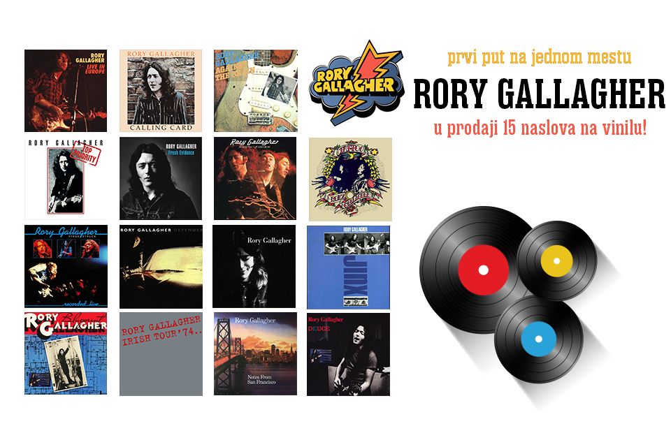 Rory Gallagher - 15 najboljih izdanja na vinilu!