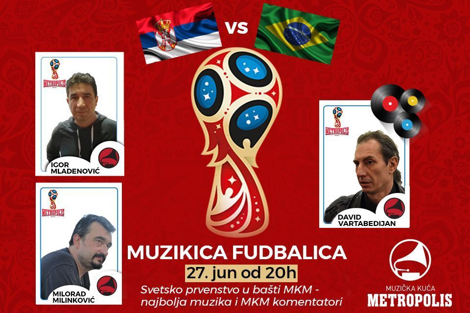 Utakmica Srbija-Brazil u MKM
